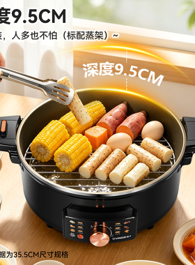 扬子家用多功能可拆洗微压电煮锅