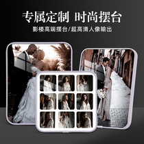 Wedding photo photo frame Custom Enlarged Hanging Wall Movie wedding photo 9 Miyako Gongjiaofu to make crystal photo making