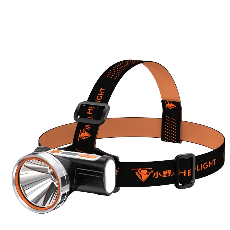 得旭头灯充电超亮强光超长续航头戴式手电筒夜钓鱼矿灯轻便迷你小