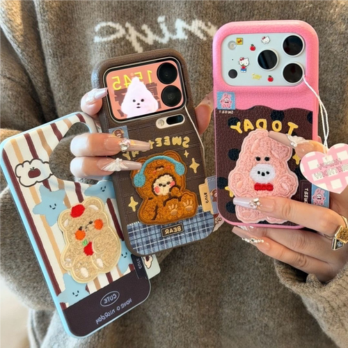 适用iPhone17/16promax可爱小兔手机壳苹果17/16pro新款15/14plus小众findX9/X8情侣mate70/60秋冬小米17软壳 - 图3