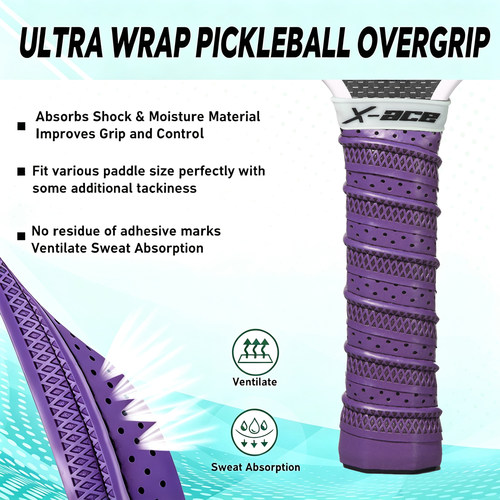 X-ACE匹克球拍手胶防滑吸汗带匹克球手胶pickleball拍手把缠绕带 - 图0