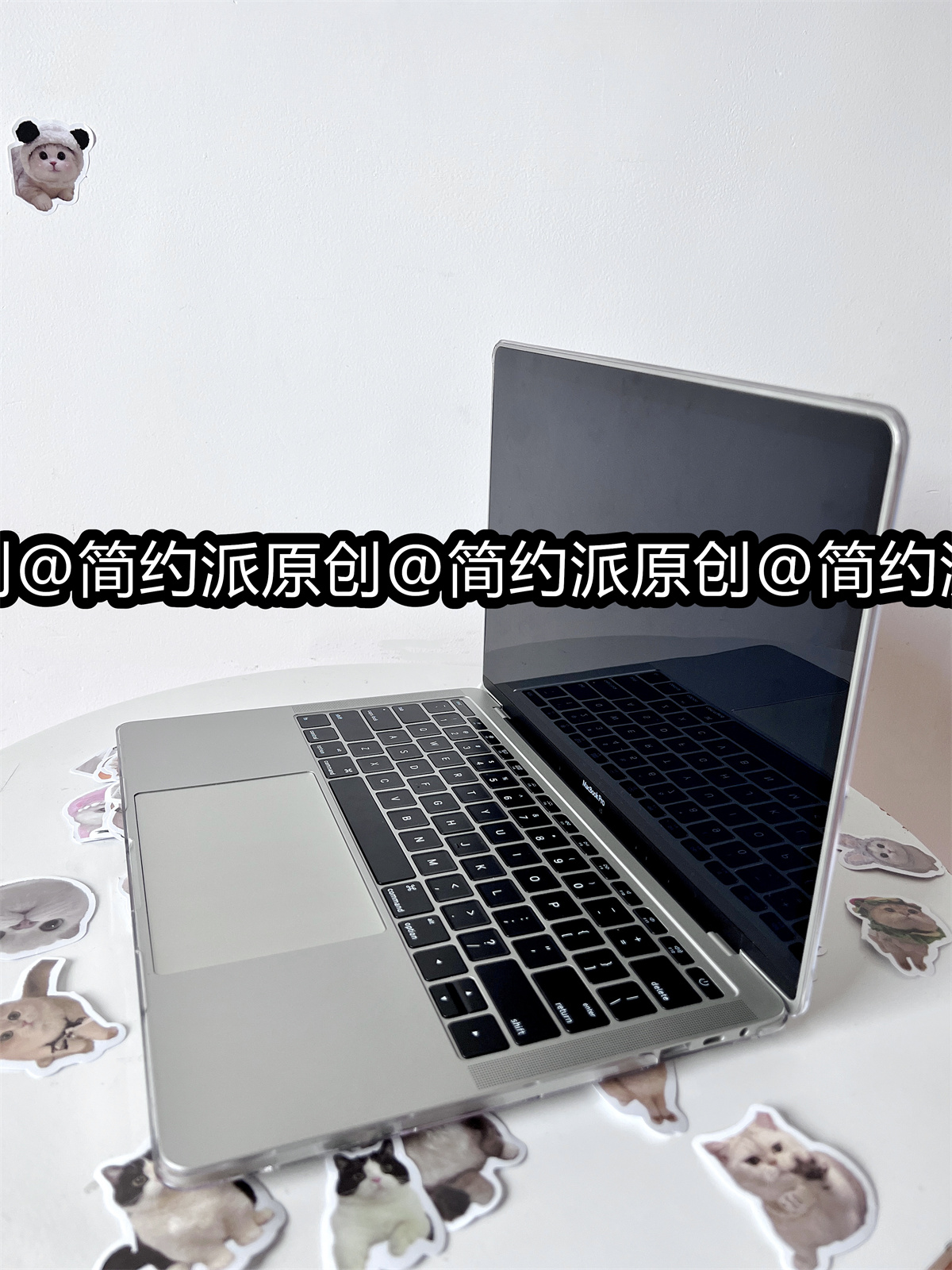 [凝夏]适用华为matebook14保护套13s笔记本matebookxpro保护壳锐龙版B款喵咪贴纸2021d15电脑X荣耀167可爱8女 - 图2