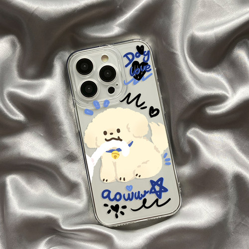 小狗情侣适用苹果17promax手机壳iphone16小米15猫咪vivo华为mate70pro/p80/nova14荣耀400红米k50一加iqoo15 - 图1