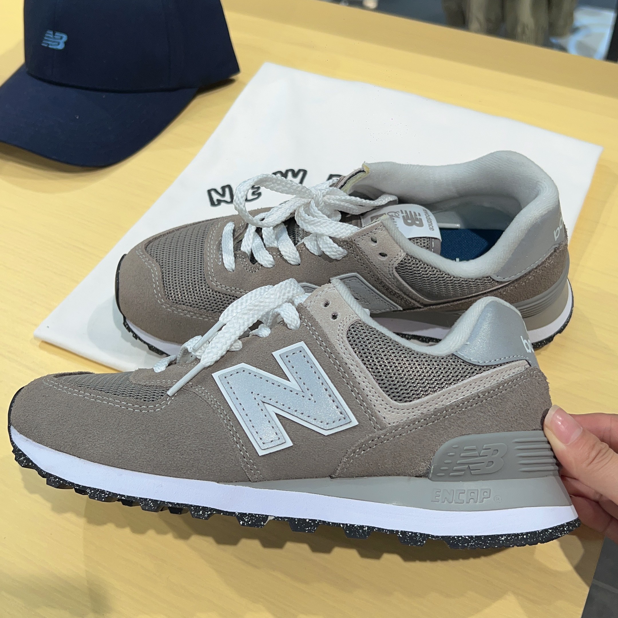 NEW BALANCE NB574男女复古鞋休闲运动跑步鞋经典元祖灰ML574EVG - 图2