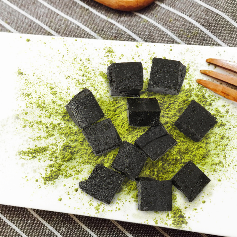 小萃里 风悦抹茶小方萃80g 抹茶小方糖办公室提神醒脑 无蔗糖零食 - 图1