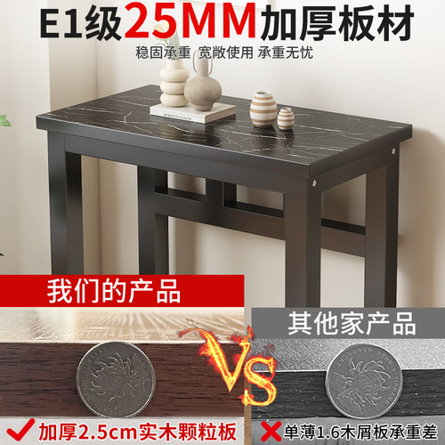 鱼缸架子底座承重支架打印机置物架简易电脑桌长方形小桌子工作台 - 图0