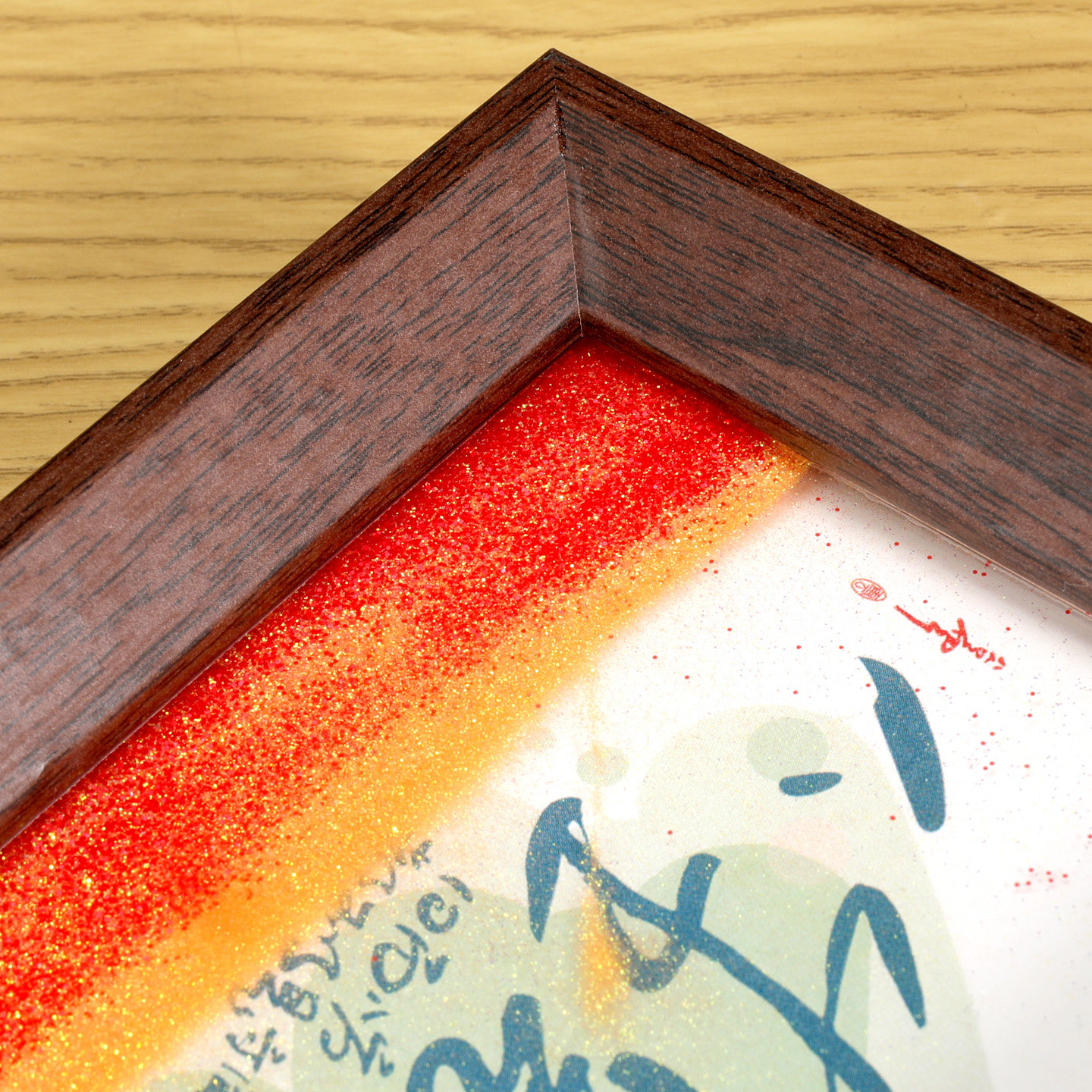 愿新年胜旧年流沙书法相框桌面摆台马年创意礼物动态沙画摆件装饰,淘宝优惠券,粉丝福利购,淘宝优惠卷