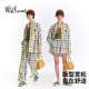 WildRooms new rainbow plaid loungewear