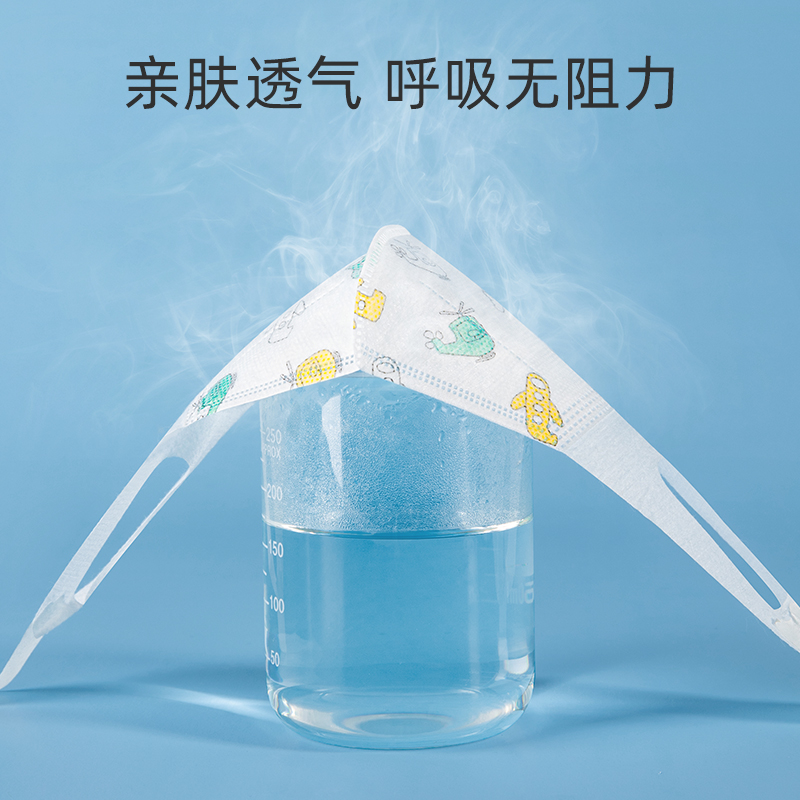 贝肽斯儿童口罩3d立体婴幼儿1一3岁0到6月12月宝宝专用防护口耳罩 - 图1