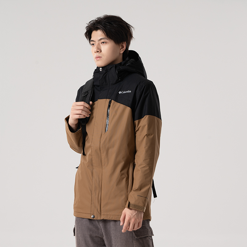 Columbia哥伦比亚男服日常户外棉衣时尚保暖棉服连帽通勤外套 - 图3