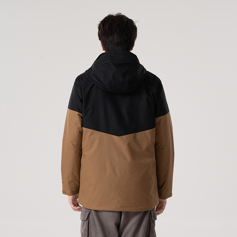 Columbia哥伦比亚男服日常户外棉衣时尚保暖棉服连帽通勤外套 - 图1