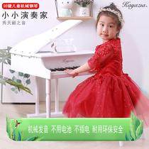 Kayazia 30 Key Children Toys Wood Machinery Small Piano Mini Boy Girl Early Education Courtesy