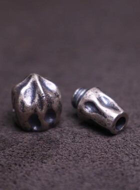 原创925百香籽三通佛头金刚星月菩提手串长串diy手绳文玩配饰