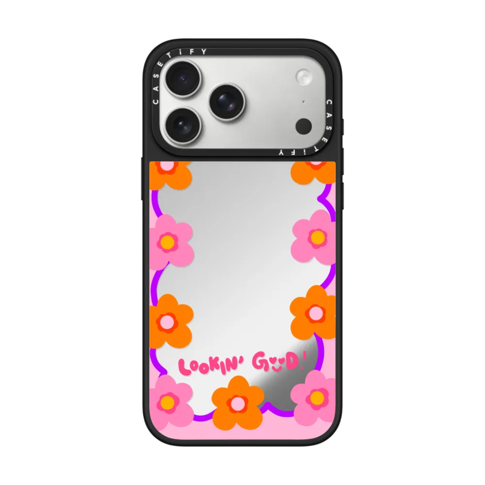 现货CASETiFY看起来很美适用于苹果iPhone17 Pro Max手机壳16/15/14磁吸镜面时尚潮牌花朵13透明防摔保护套12