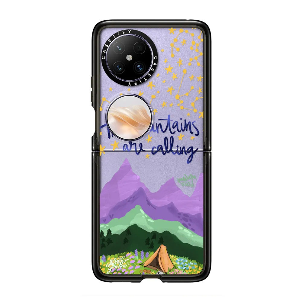 现货CASETiFY群山在呼唤适用于华为Pocket 2/mate60 pro手机壳pro+个性潮牌小众轻奢艺术家ins风防摔保护套