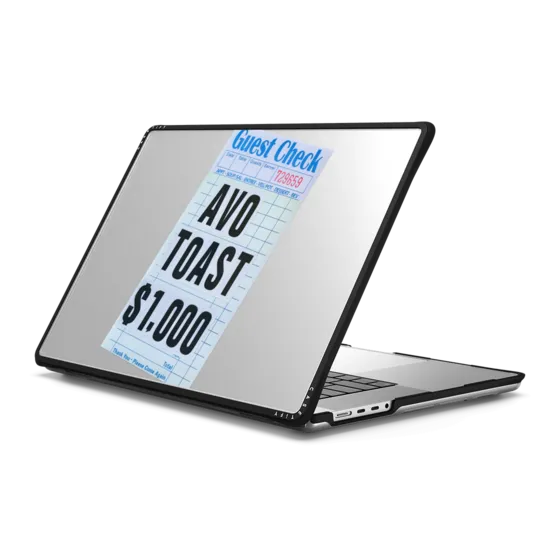 CASETiFY美食爱好者手写涂鸦艺术适用苹果Mac Book Pro13/14/15/16寸电脑笔记本保护壳Air套2020-2025款M3/M4