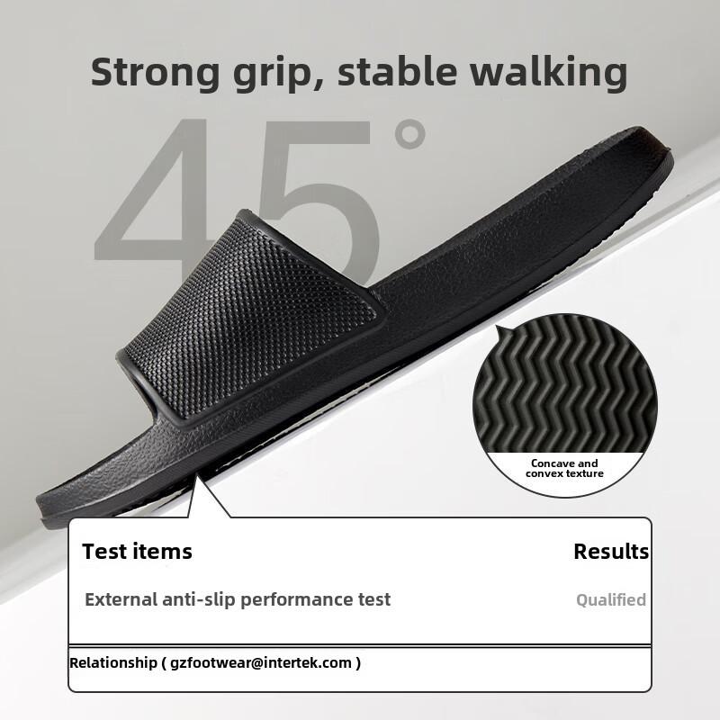 京东京造【糖果拖】拖鞋男家居拖鞋轻便软弹浴室凉拖 - 图0