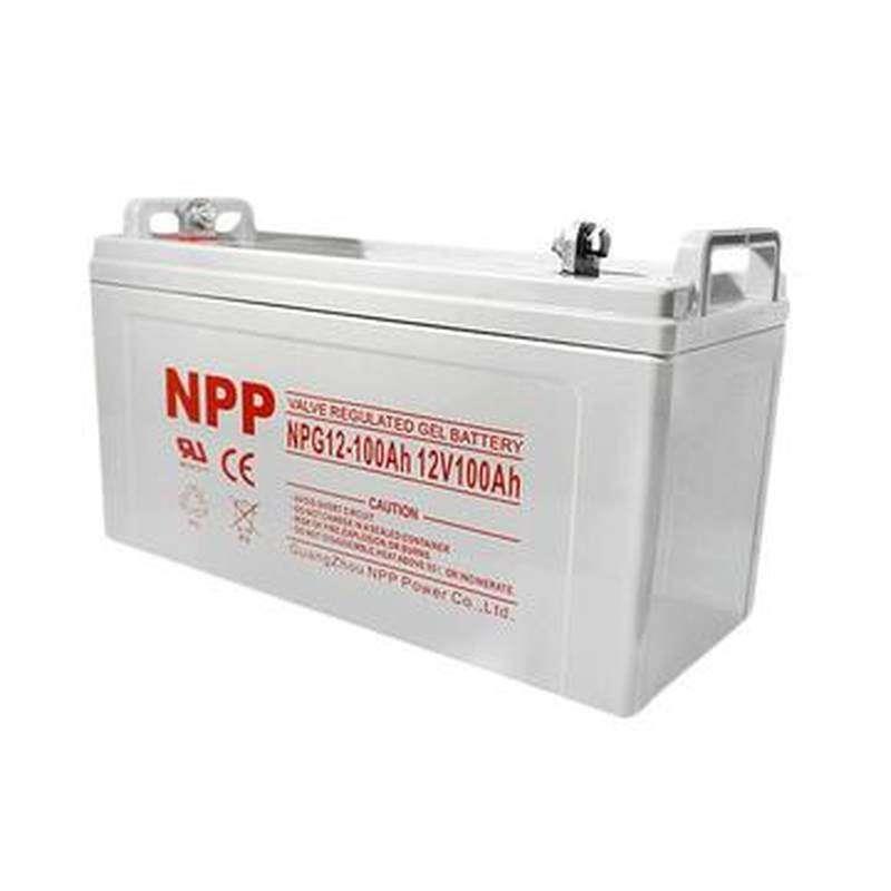 NPP蓄电池NPG12-100（12V100AH）胶体免维护太阳能路灯蓄电池 - 图3