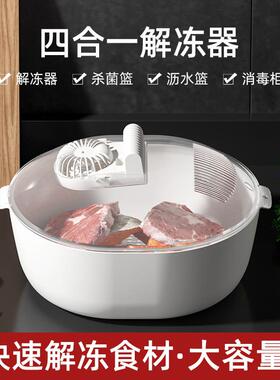 德国进口多功能解冻神器家用食物快速化冻保鲜机洲里四合一解冻机