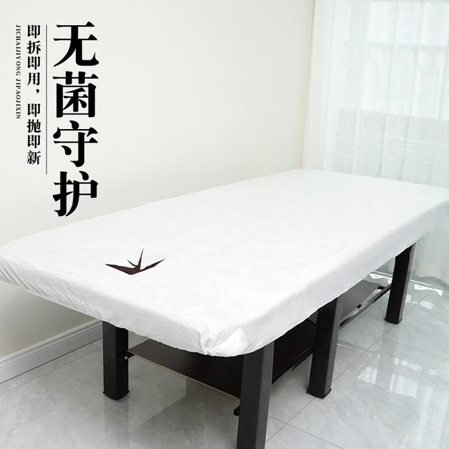 Special bed cover for beauty bed with holes