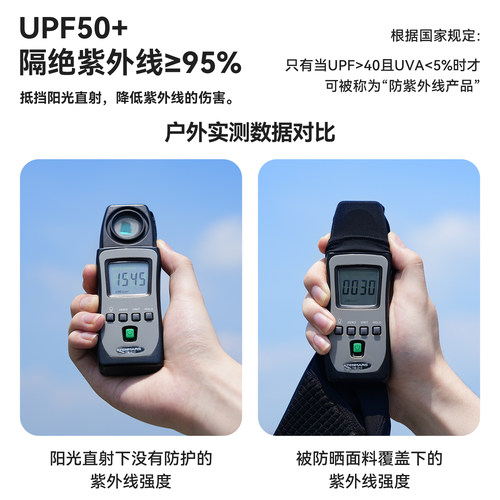 洛克兄弟防晒骑行头套全脸摩托车冰丝面罩透气户外防紫外线男女夏 - 图2