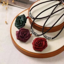 (Rose Small Flowers) Collier de collier de col de mode