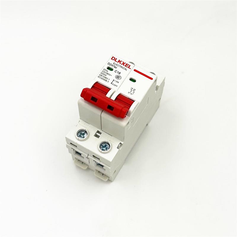DZ47SC C16 2P   16A小型断路器 二相空气开关 小刀闸开关 - 图0