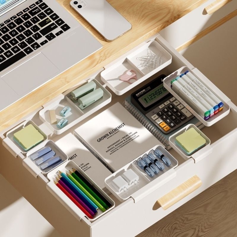 免打孔桌下抽屉式收纳盒收纳办公室书桌整理盒抽屉收纳其他收纳盒,淘宝优惠券,粉丝福利购,淘宝优惠卷