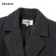 ERINRAE冬季新品法式廓形长款大衣羊毛双面呢保暖外套EH464081WO