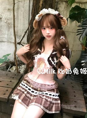 奶兔姬*泡芙小狗/ 可爱日系发箍甜美柴犬女仆软萌女儿服cos发饰