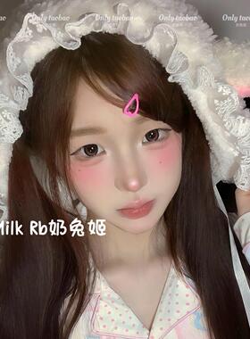 奶兔姬*小羊崽崽/ 可爱羊耳帽羊羔绒可爱秋冬拍照道具包头显脸小