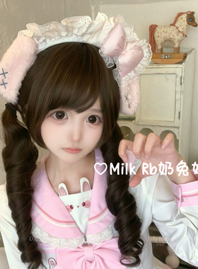 奶兔姬*软软小兔/ 可爱日系美乐帝发箍洛丽塔甜美Lolita女仆发饰