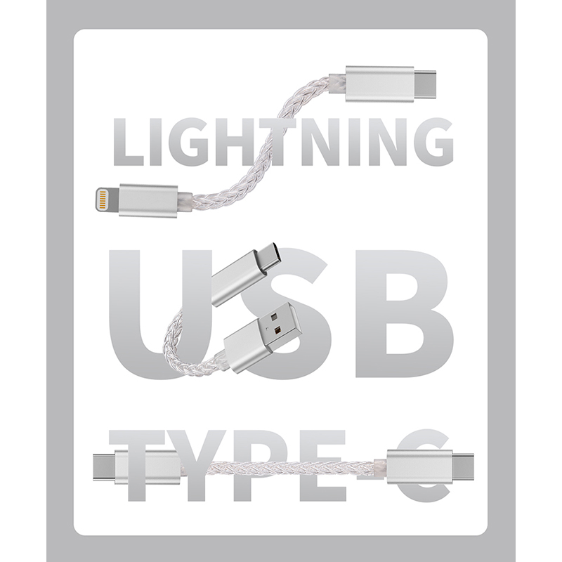 OTG耳放连接线直播转接线Typec转Lightning小尾巴解码适用苹果-图1