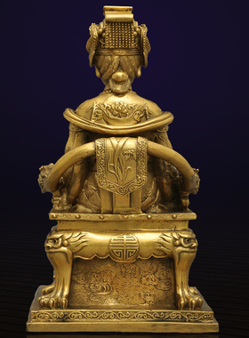 妈祖摆件神像佛像海神娘娘铜像家B居工艺品船员海员渔民供奉装饰