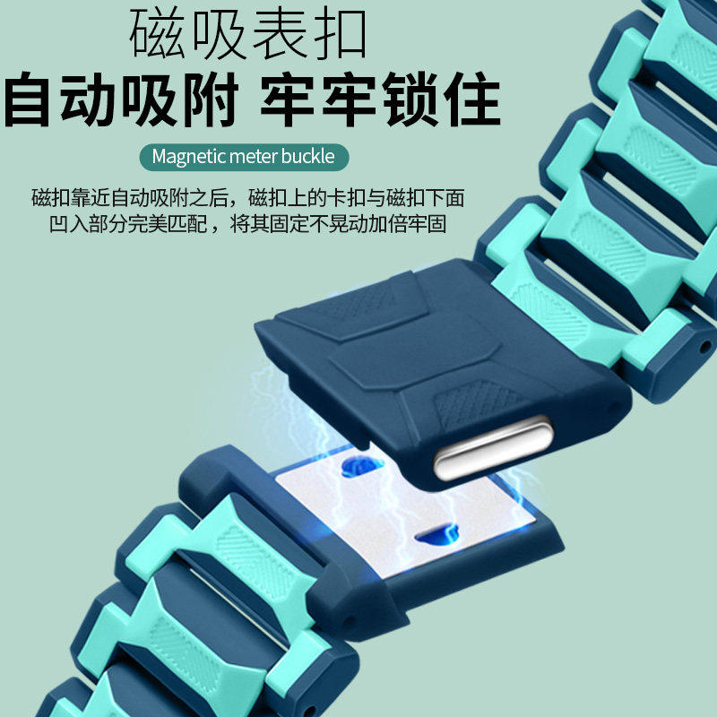 适用于小天才儿童手表Q1A表带升级磁吸闪扣电话D2手表U3腕带绿色粉色男女学生加长链保护壳钢化膜W1923AC配件,淘宝优惠券,粉丝福利购,淘宝优惠卷