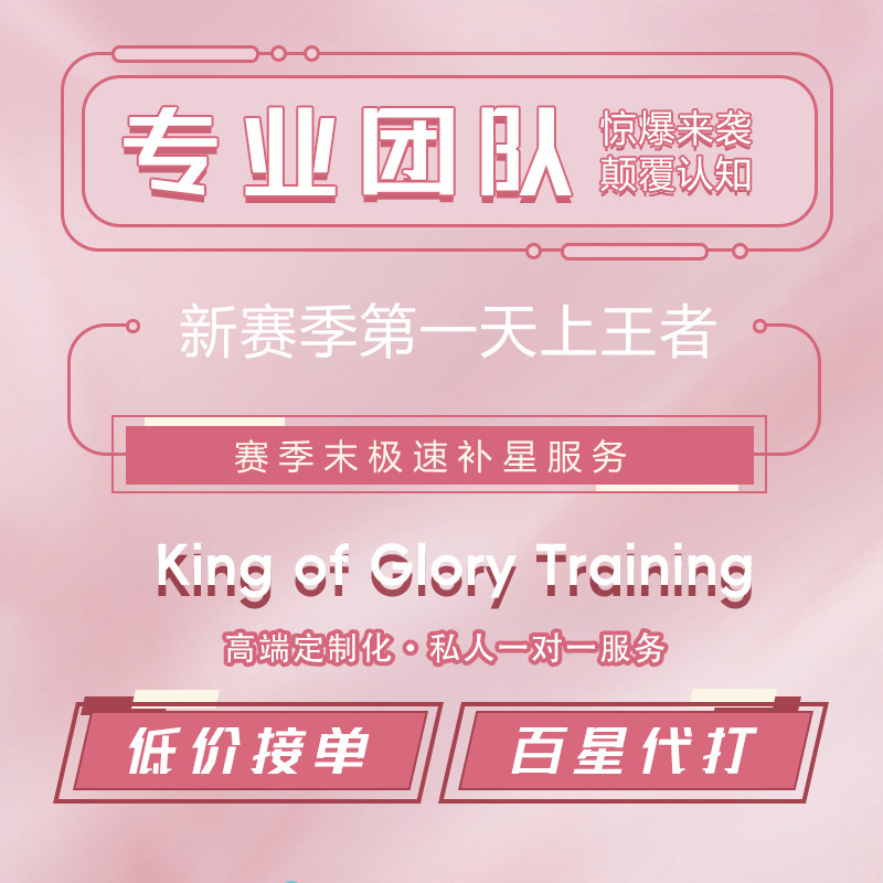 王者荣耀代练代打战力巅峰赛省标大小国标魔方陪练陪玩带上分车队