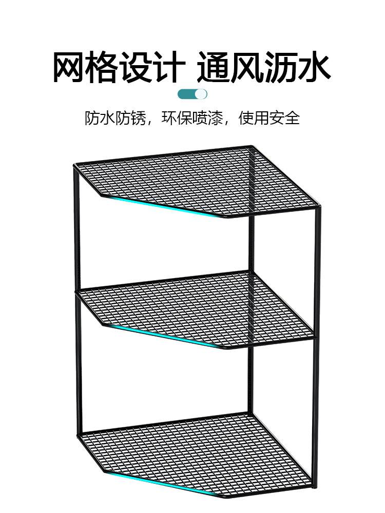 转角置物架厨房橱柜内柜子下水槽分层架子多层台面锅具锅子收纳架-图2