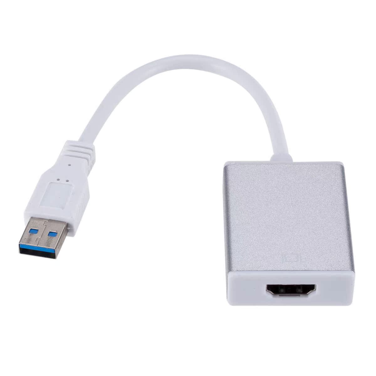 USB转HDMI音视频同步电脑转电视高清免驱USB3.0 TO HDMI VGA - 图0