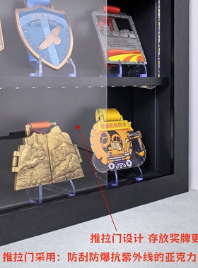 奖牌展示框防尘抗紫外线