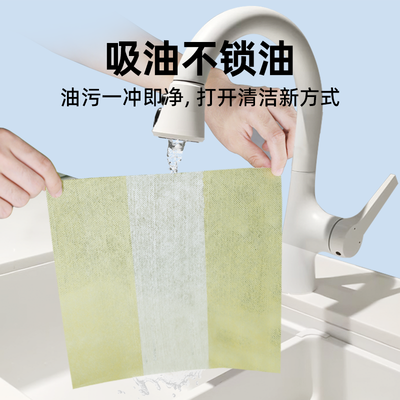 懒人抹布干湿两用家用清洁用品厨房用纸纸巾一次性洗碗布吸水L - 图2