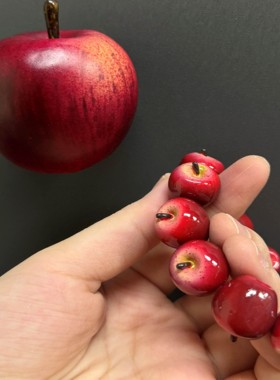 苹果手串平安果手串平安果圣诞装饰手链创意圣诞元素圣诞装饰品