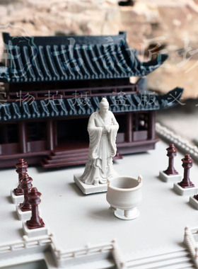 夫子庙微景观造景摆件盆景中式建筑装饰模型古韵匠坊