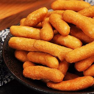 天津狗不理传统小吃江米条200g网红批发半成品开袋零食小点心麻花