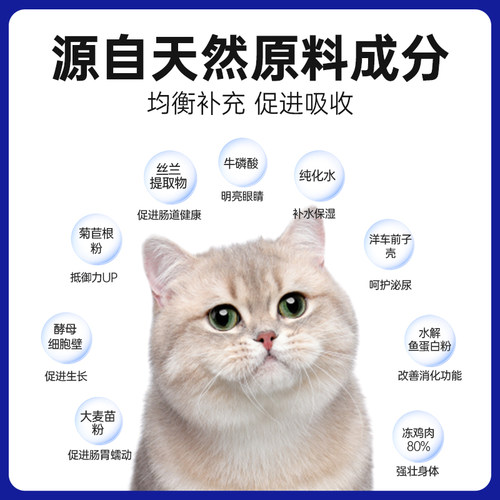 【新品】毛球护卫队猫条营养纯肉化毛成猫零食肠胃呵护猫罐头主食-图2