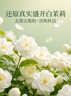 柏世曼茉莉花香水女士学生淡香