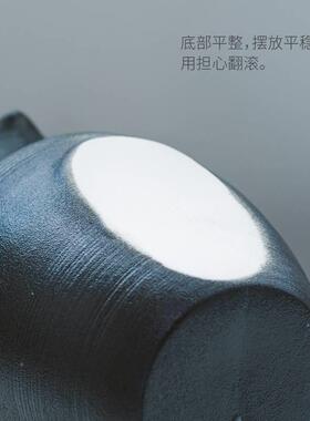 古风仿陶罐小号开口古法养鱼流水罐庭院水培水缸鱼池水循环过滤器