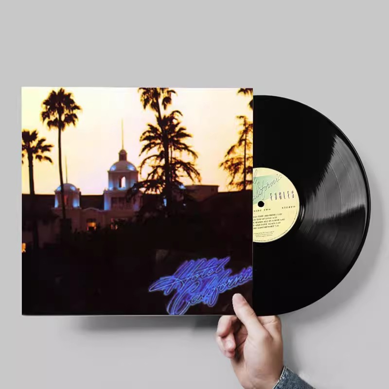 正版 Eagles老鹰乐队加州旅馆黑胶LP唱片留声机专用12寸唱盘-图0