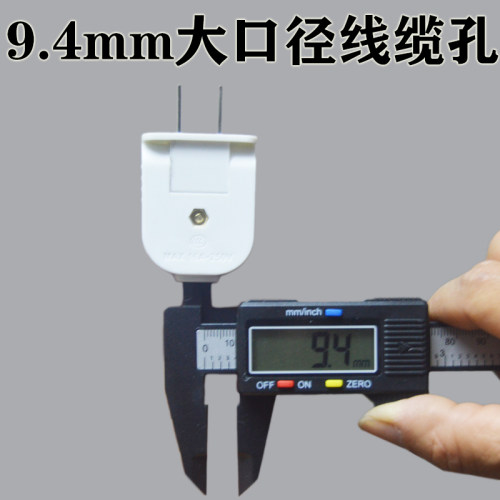 【3500W】插头二脚可旋转大功率弯头折叠16A加厚连体纯铜阻燃插头 - 图0