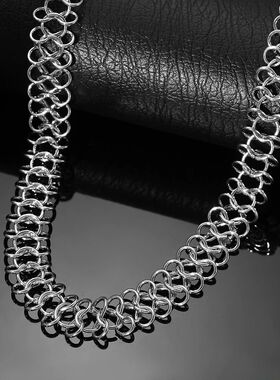 New Punk Gothic Exaggerated Heavy Metal Big Thick Chain Chok