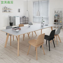 Buying And Selling Bridge Nordic Light Extravaganza Large Solid Wood Meeting Table Minimalist Business Desk Training Table Creative Long Negotiation Table